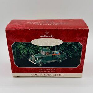 1998 Hallmark Keepsake Ornament - 1937 Ford V-8 Pickup - All-American Trucks #4